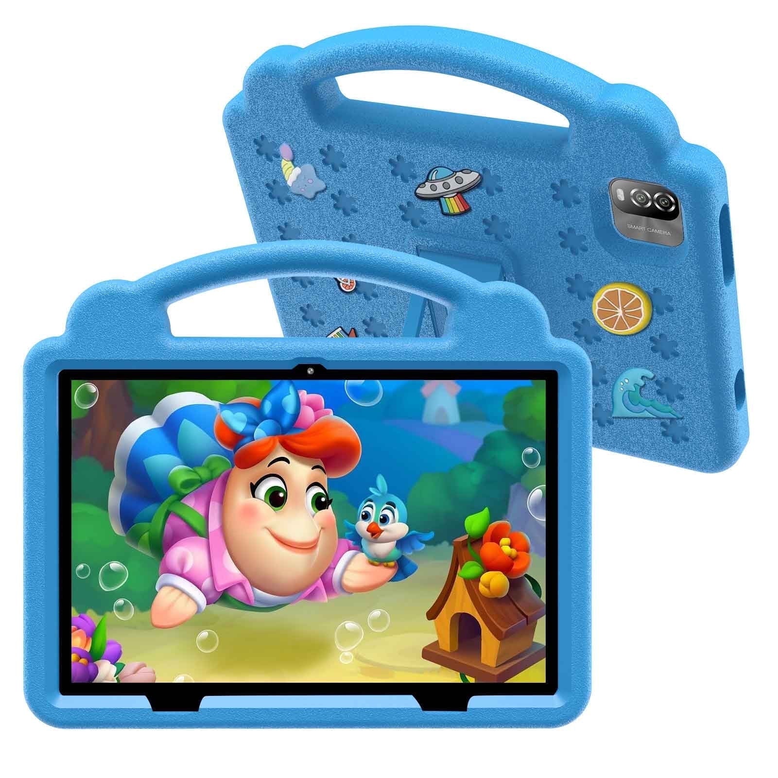 XCLOUD 10'' 3GB RAM 64GB ROM 3 GHz Processor Speed Android 14 Kids WiFi Tablet, Blue