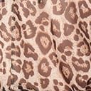 Unique Vintage 1970s Brown Leopard Coverup