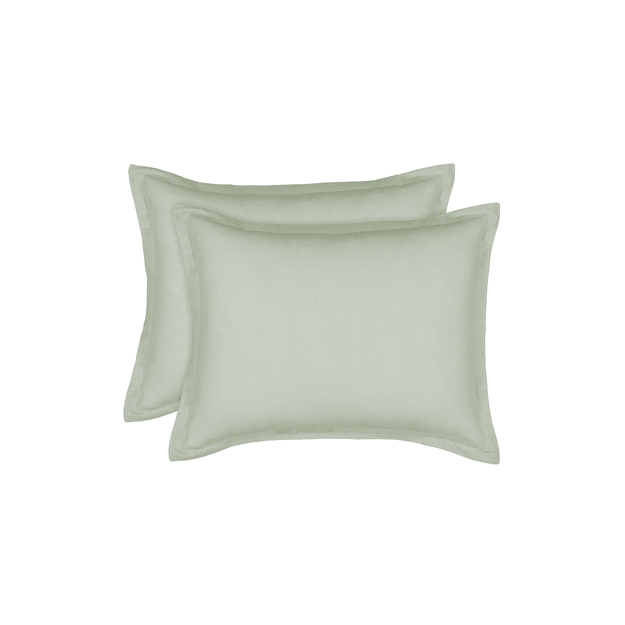 Vue Lark Solid 3Pc Cotton Duvet Set - Green