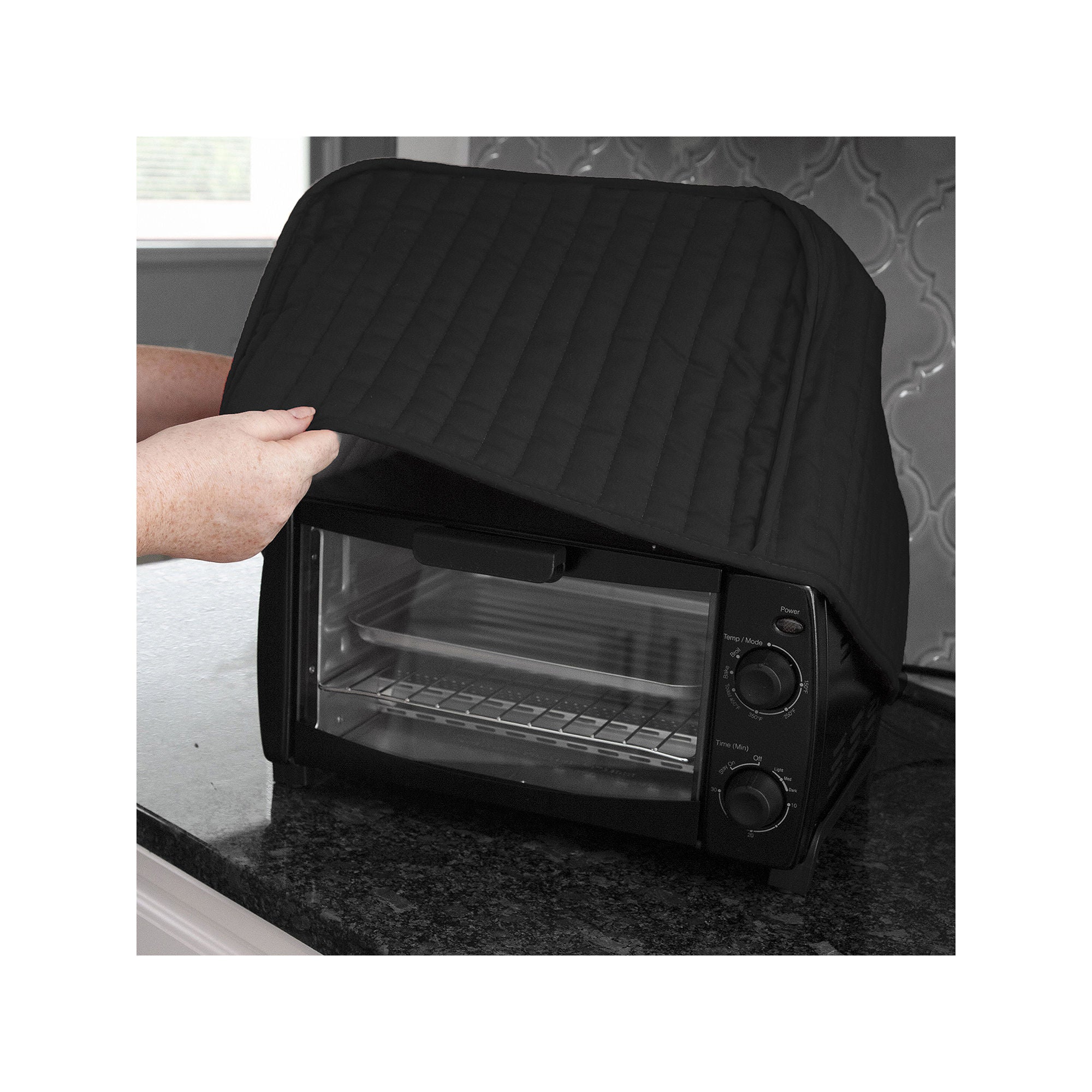 Ritz Large Toaster Oven Appliance Cover - BLACK ONE SIZE