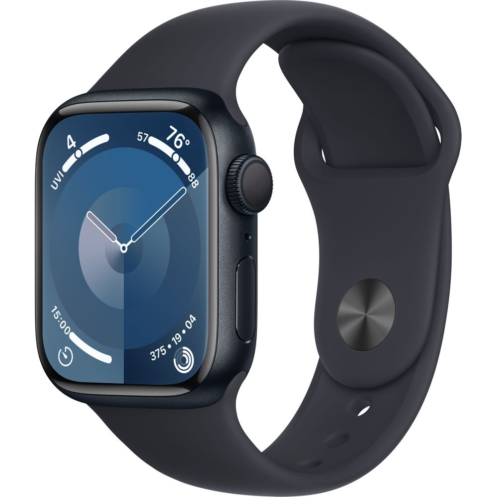 Apple Watch Gen 9 Series 9 41mm Midnight Aluminum - Midnight Sport Band MR8W3LW/A