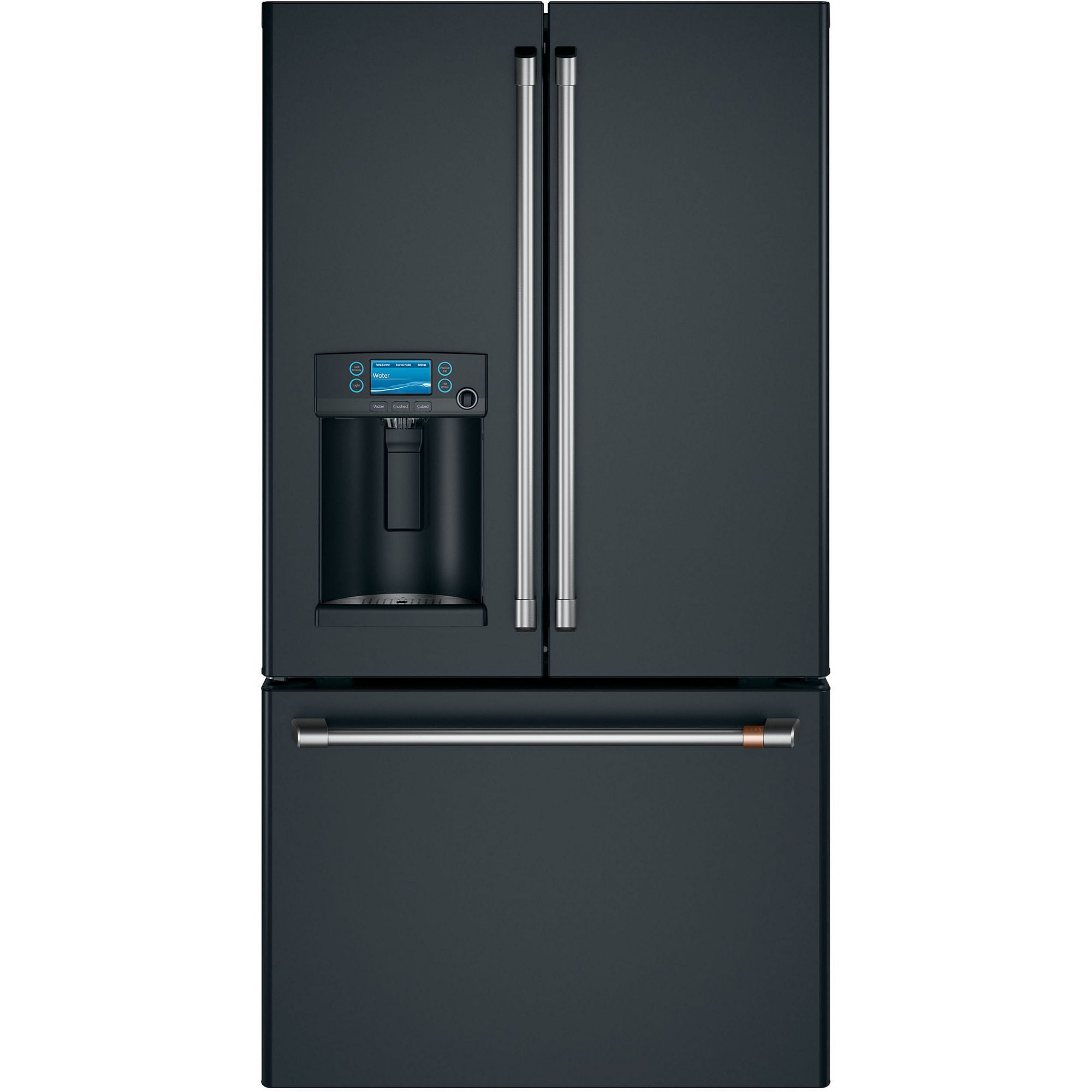 Caf - 27.8 Cu. Ft. French Door Refrigerator with Hot Water Dispenser - Matte black