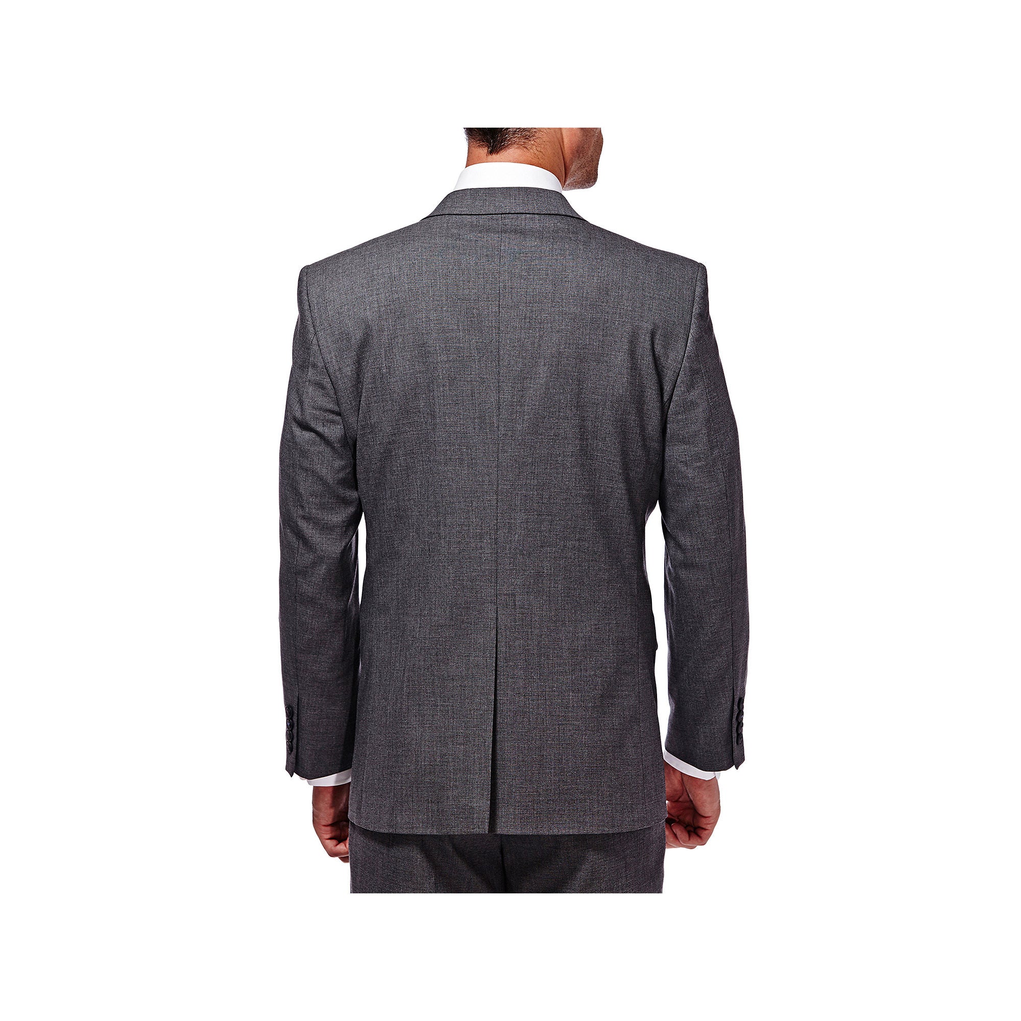 Haggar J.M. Mens Premium Stretch Classic Fit Suit Separate Jacket - Dark Heather Grey 028-Dk Htr Grey 40 Regular