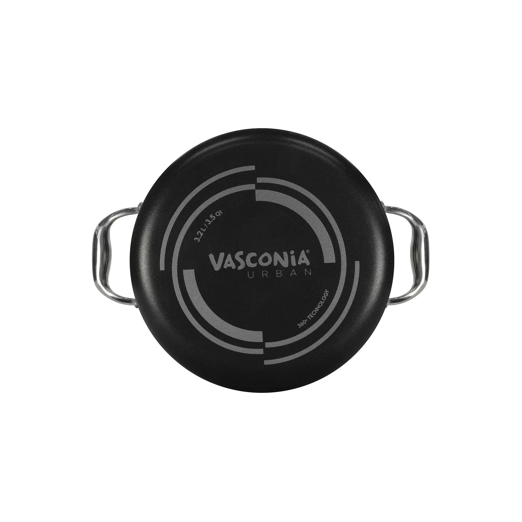 Vasconia 3.5-Qt. Non-Stick Casserole Dish - BLACK ONE SIZE