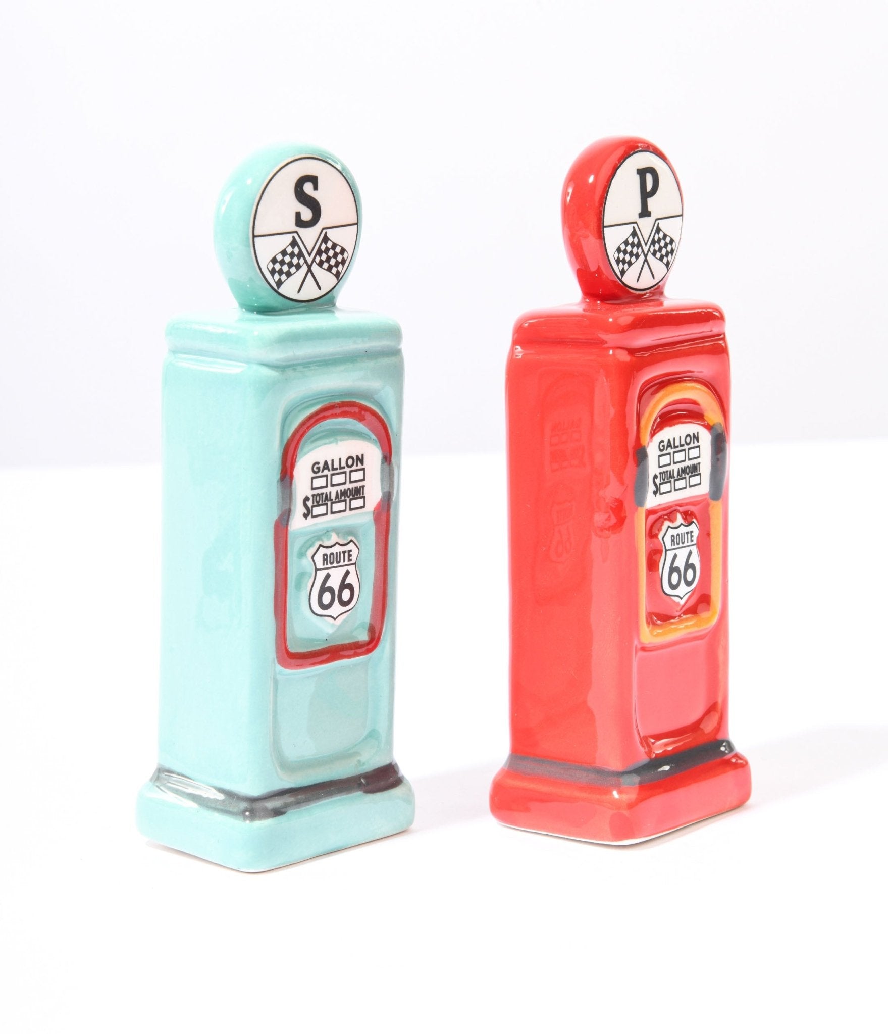 Road Trip Gas Pumps Salt & Pepper Set