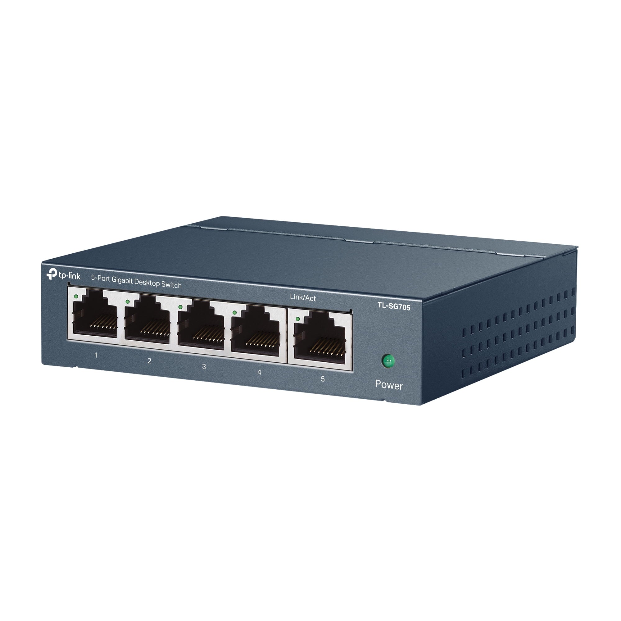 TP-Link TL-SG705 5-Port Gigabit Unmanaged Fan-less Switch In Durable Metal Casing