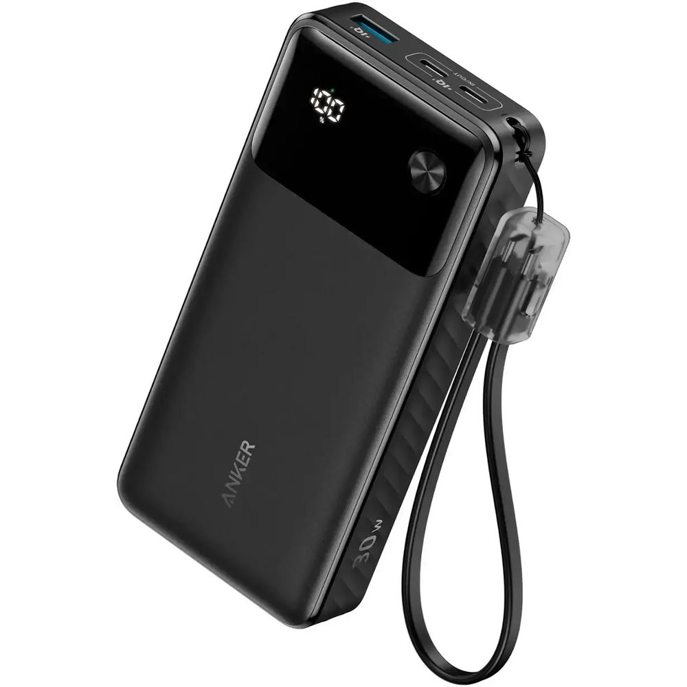 Anker A1384H11-1 Power Bank (20,000mAh, 30W) - Black