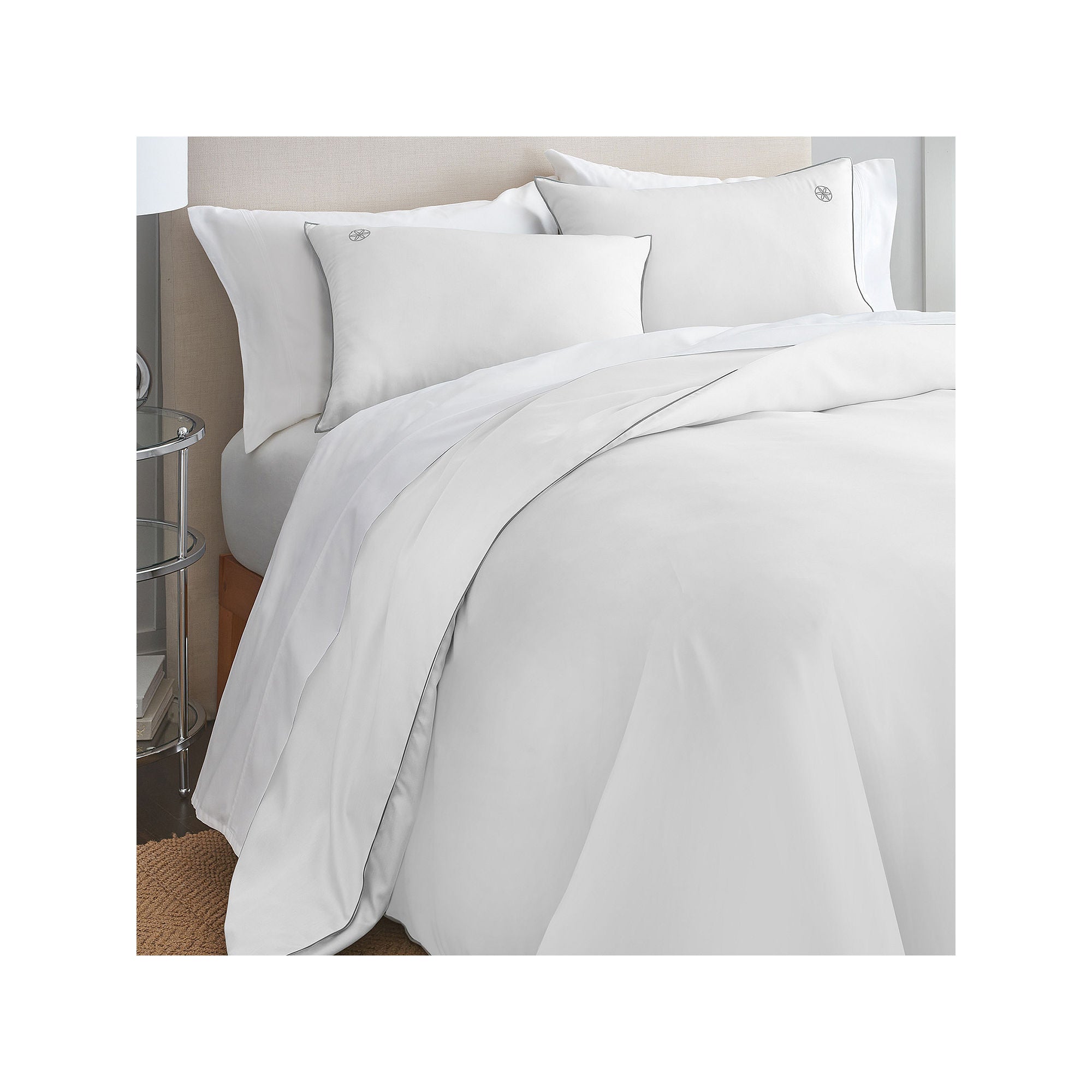 Gaiam Satin Comforter - WHITE ONE SIZE