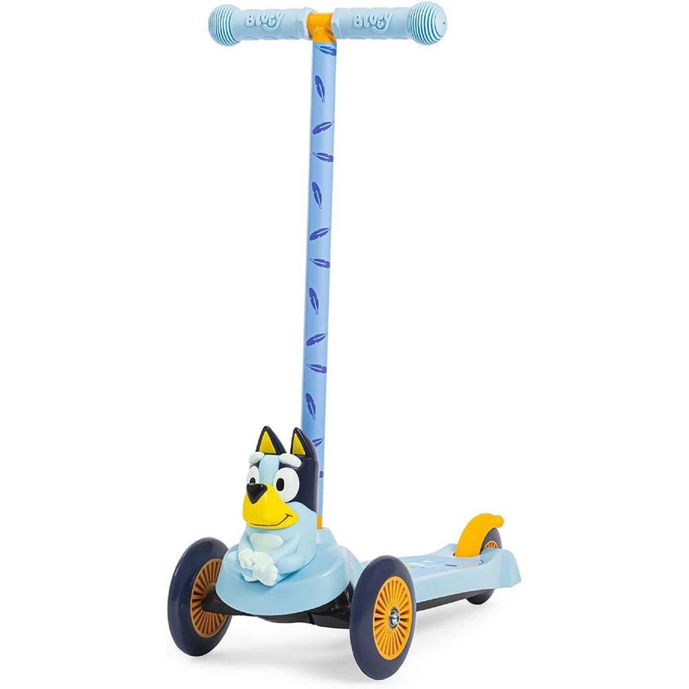 Character 3 Wheeled Self Balancing Scooter For Kids Ages 3-5 with Extra Wide Deck & Foot Activated Brake