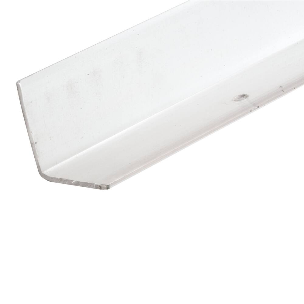 2-1/2 in. x 48 in. Clear Corner Guard with Screws-DISCONTINUED