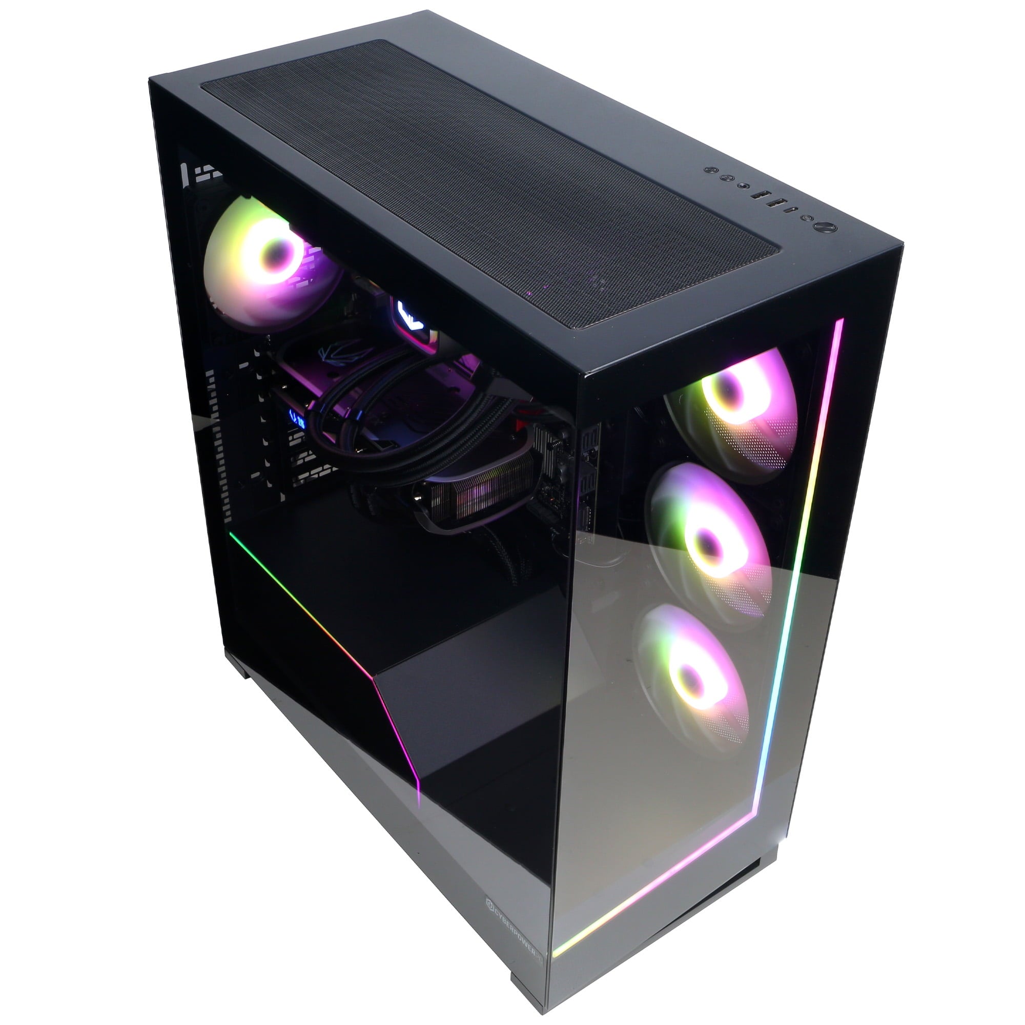 CyberPowerPC GXi4600WST i7-14700KF 3.4GHz NVIDIA GeForce RTX 4070 12GB 32GB RAM 1TB SSD Win 11 Home Black