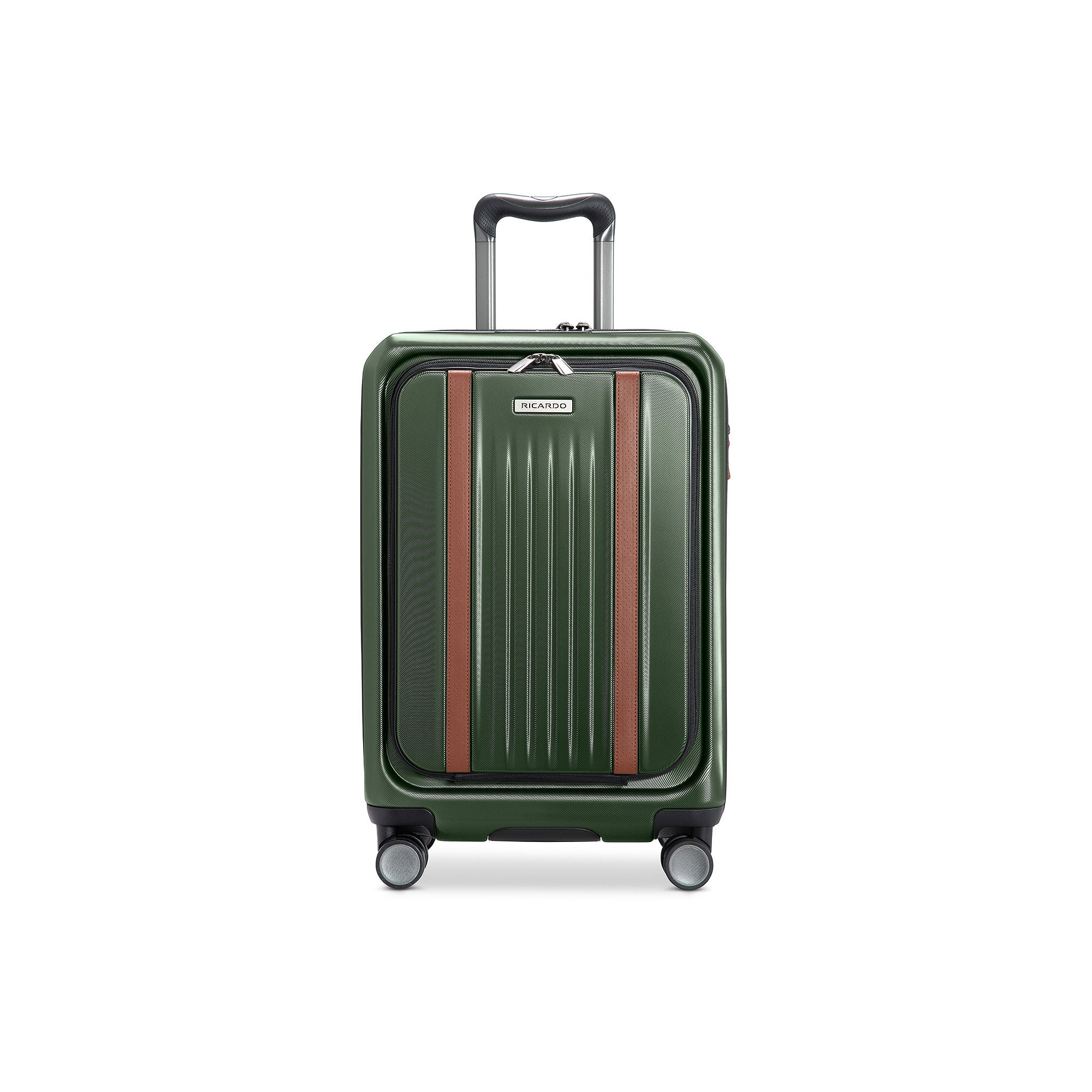 Ricardo Beverly Hills Montecito 2.0 21 Hardside Luggage With Padded Front Pocket - HUNTER GREEN ONE SIZE