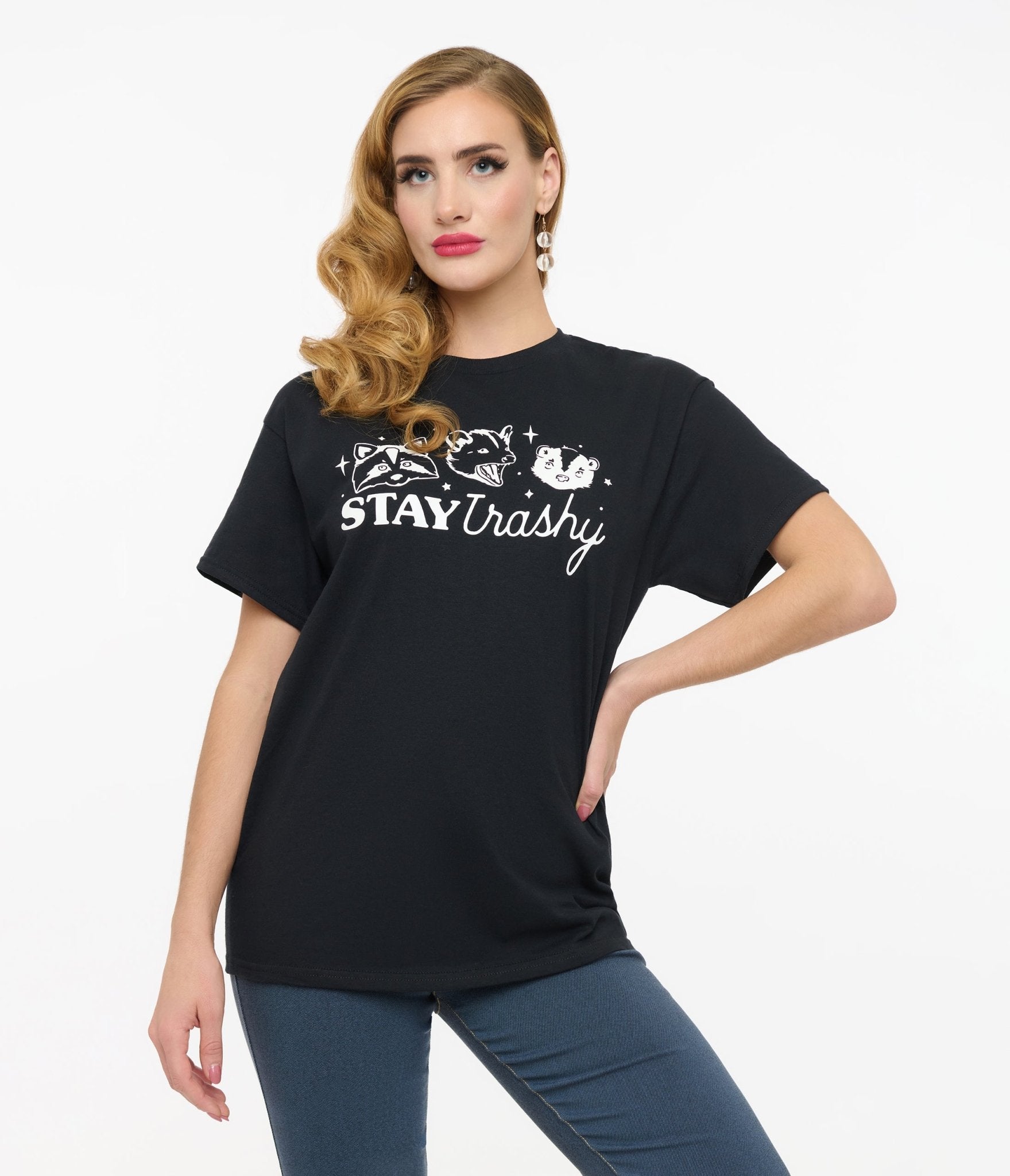 Wickedly Divine Shop Stay Trashy Unisex Graphic Tee