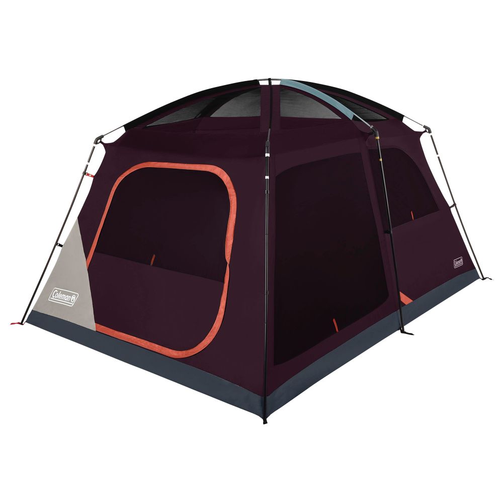 Coleman Skylodge 8-Person Camping Tent, Blackberry