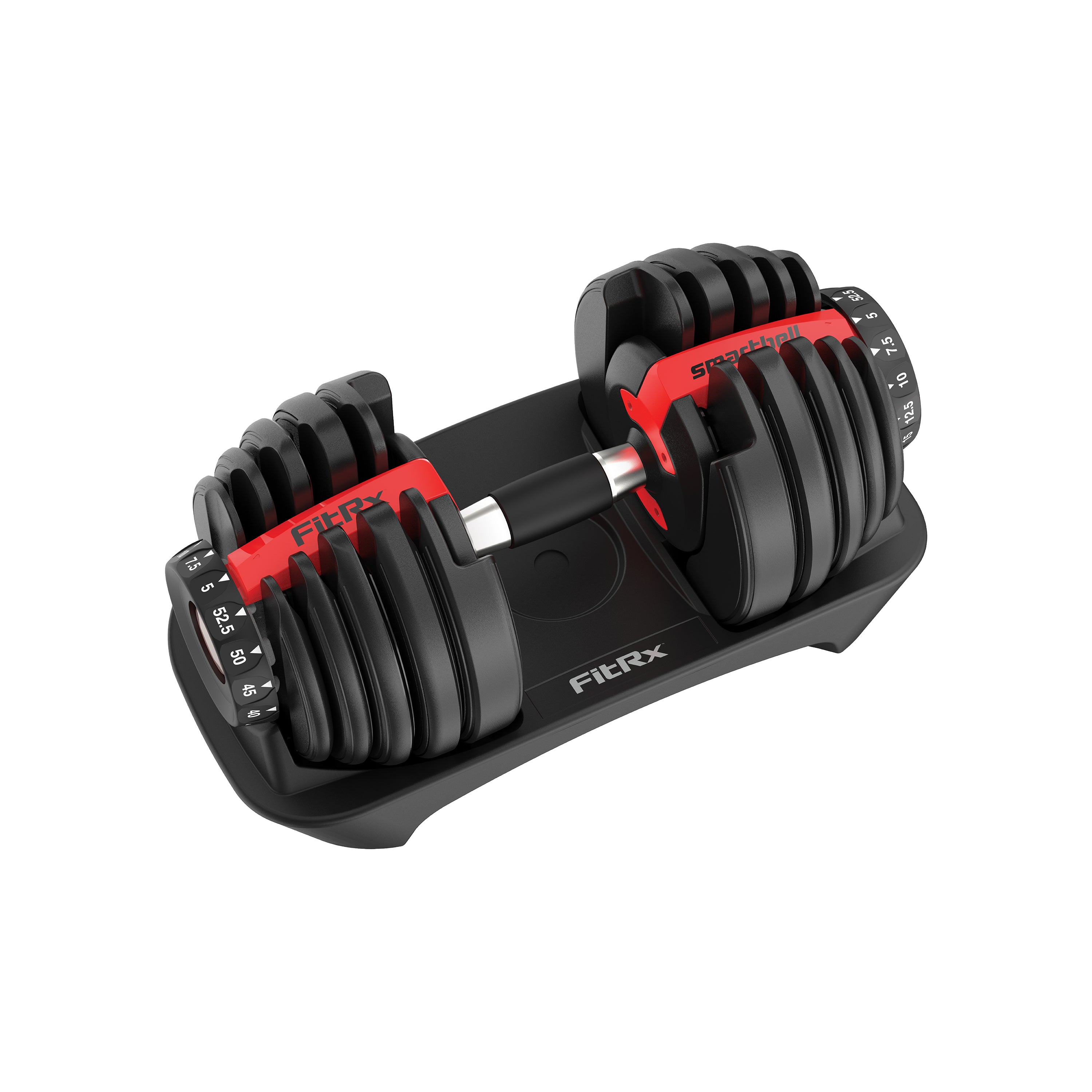 FitRx 8361 uick Select Adjustable Smart Dumbbell, 5-52lbs.