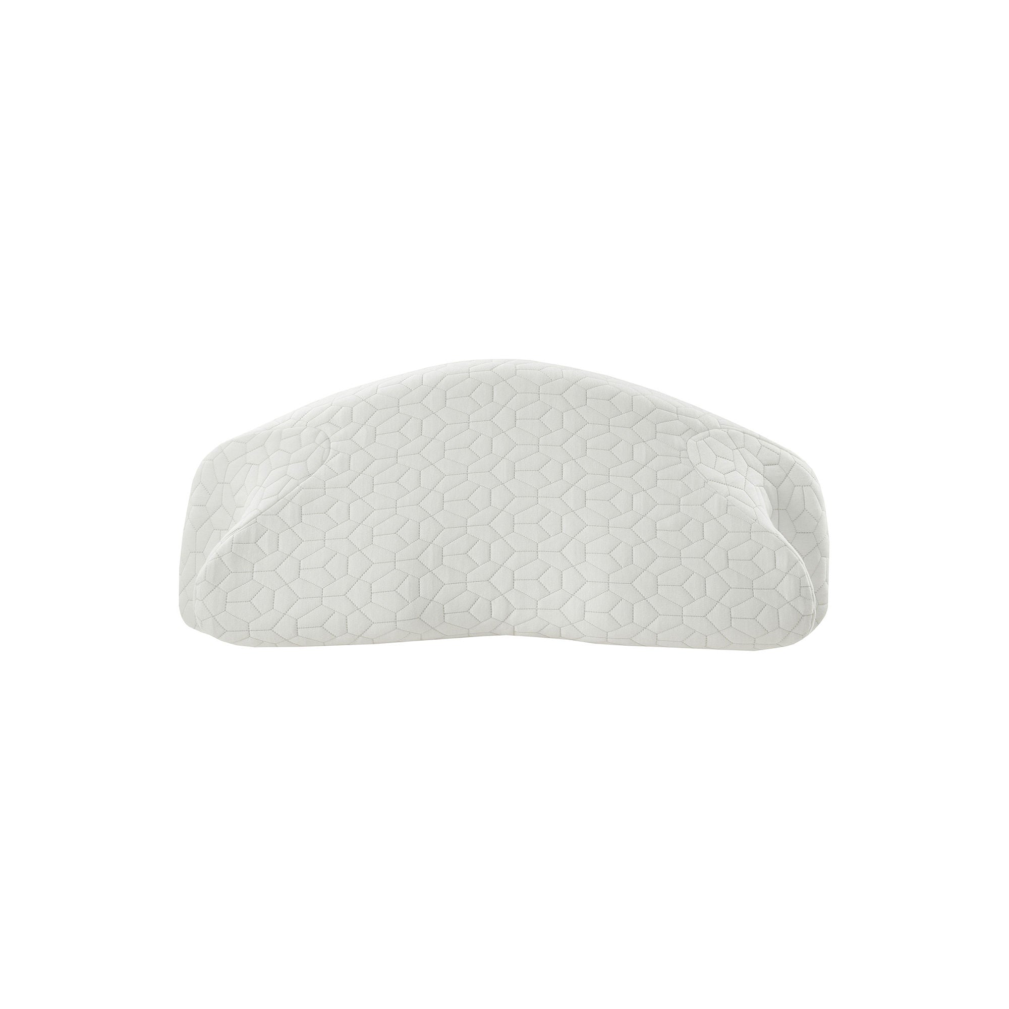 Sleep Philosophy Angel Winged Contour Foam Pillow With Removable Rayon From Bamboo/Poly Cover - White