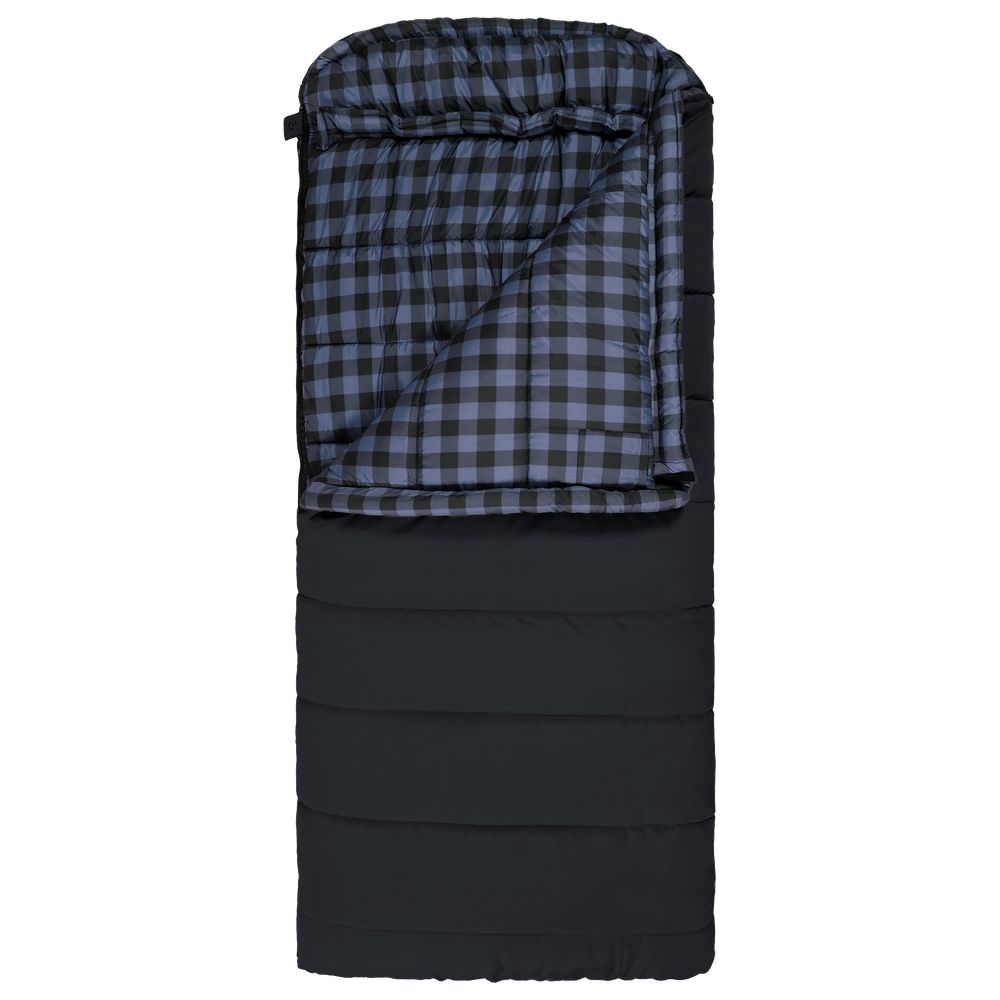 TETON Sports 10032 Bridger 0 F Canvas Sleeping Bag - Charcoal/Blue