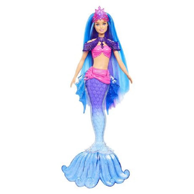 Barbie HHG52 Mermaid Power ''Malibu'' Roberts Mermaid Doll, Pet & Accessories