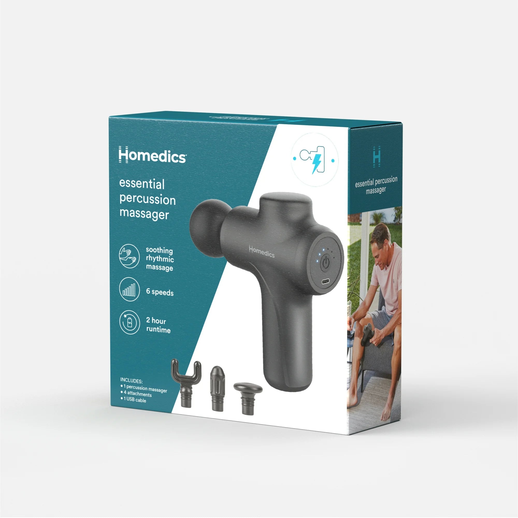 Homedics HHG-307BK Essential Percussion Massager