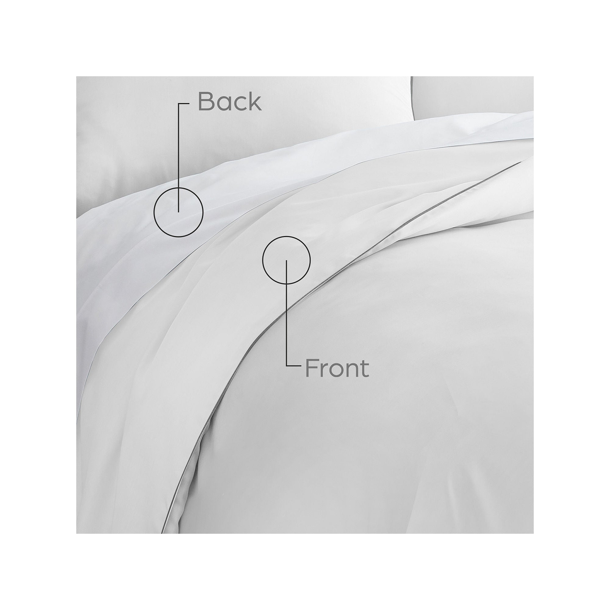 Gaiam Satin Comforter - WHITE ONE SIZE