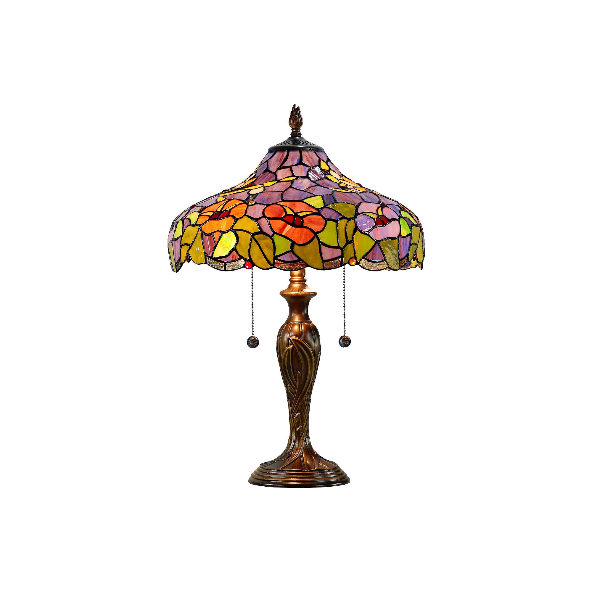 Dale Tiffany 23 Tuscany Garden Tiffany Table Lamp - BLUE ONE SIZE