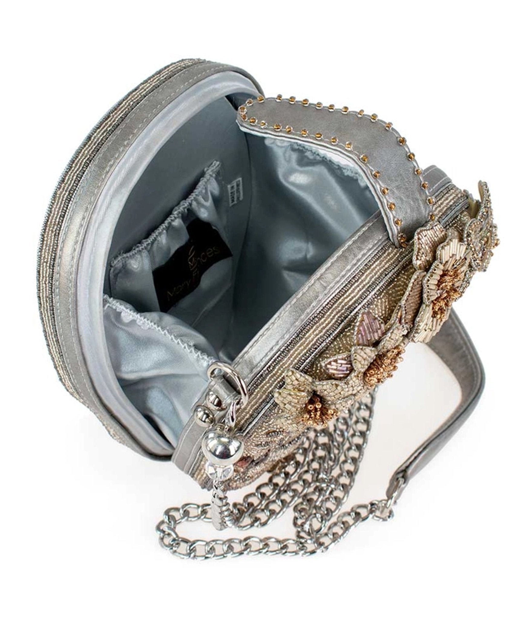 Mary Frances Shining Skull Crossbody Handbag