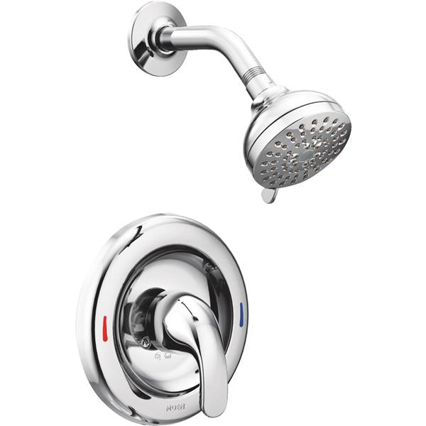 MOEN 82604 Adler 1-Handle 1-Spray Shower Faucet with Valve in Chrome