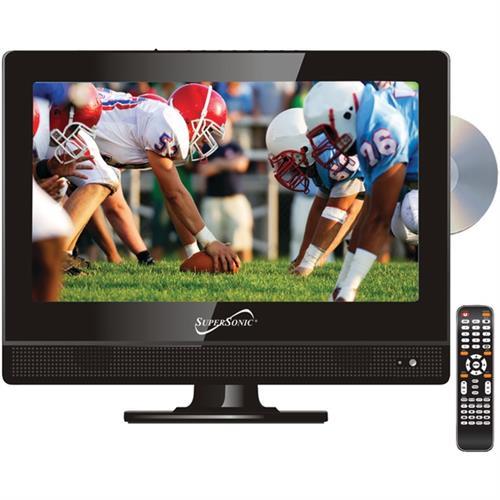 Supersonic 13 Class HD (720P) LED TV (SC-1312) with Built-in DVD