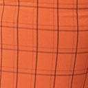 Unique Vintage Plus Size 1940s Orange Windowpane High Waist Ginger Pants