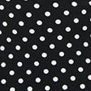 Plus Size Black & White Polka Dot Wiggle Skirt