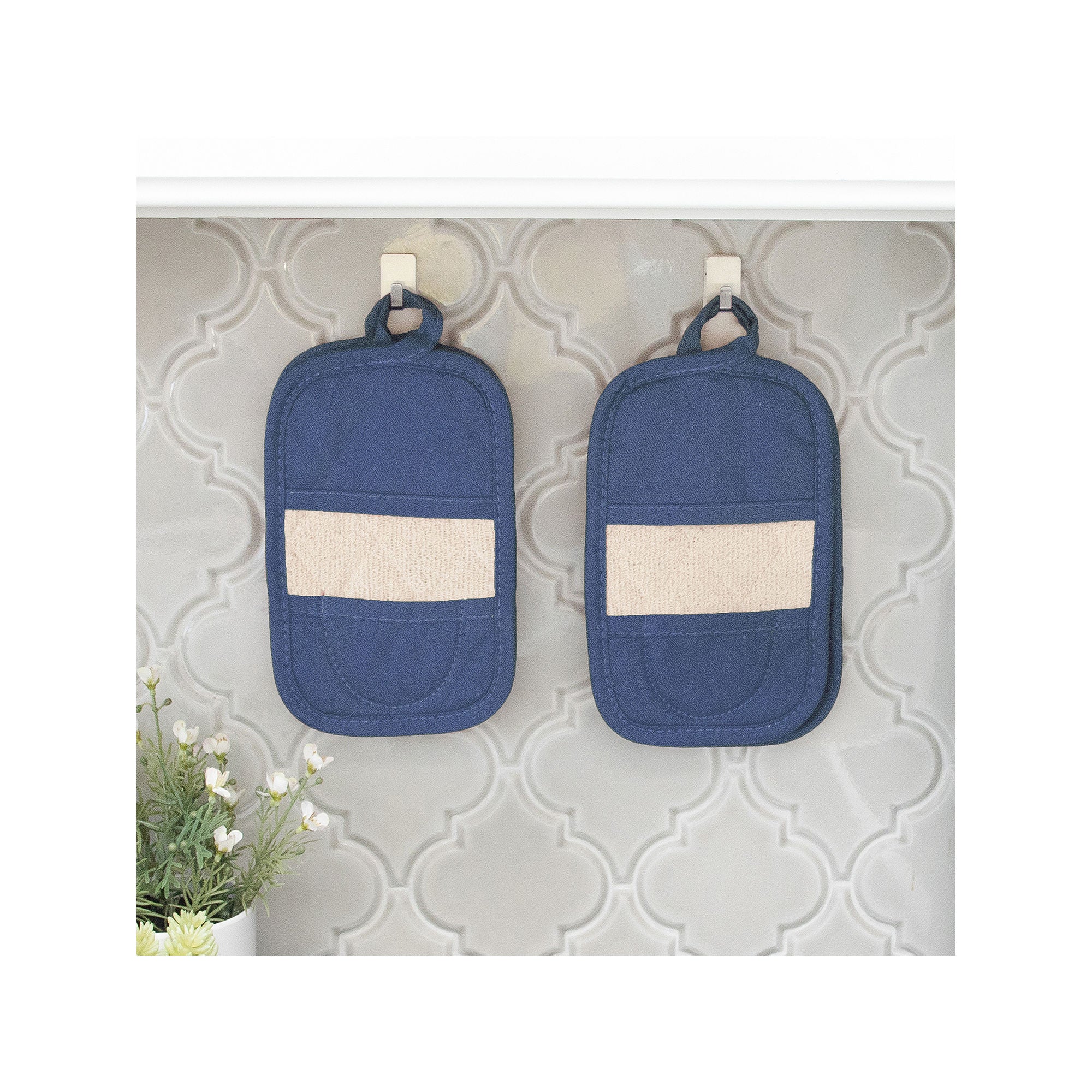 Ritz Mitz Federal 4-Pc. Pot Holders - FEDERAL BLUE ONE SIZE