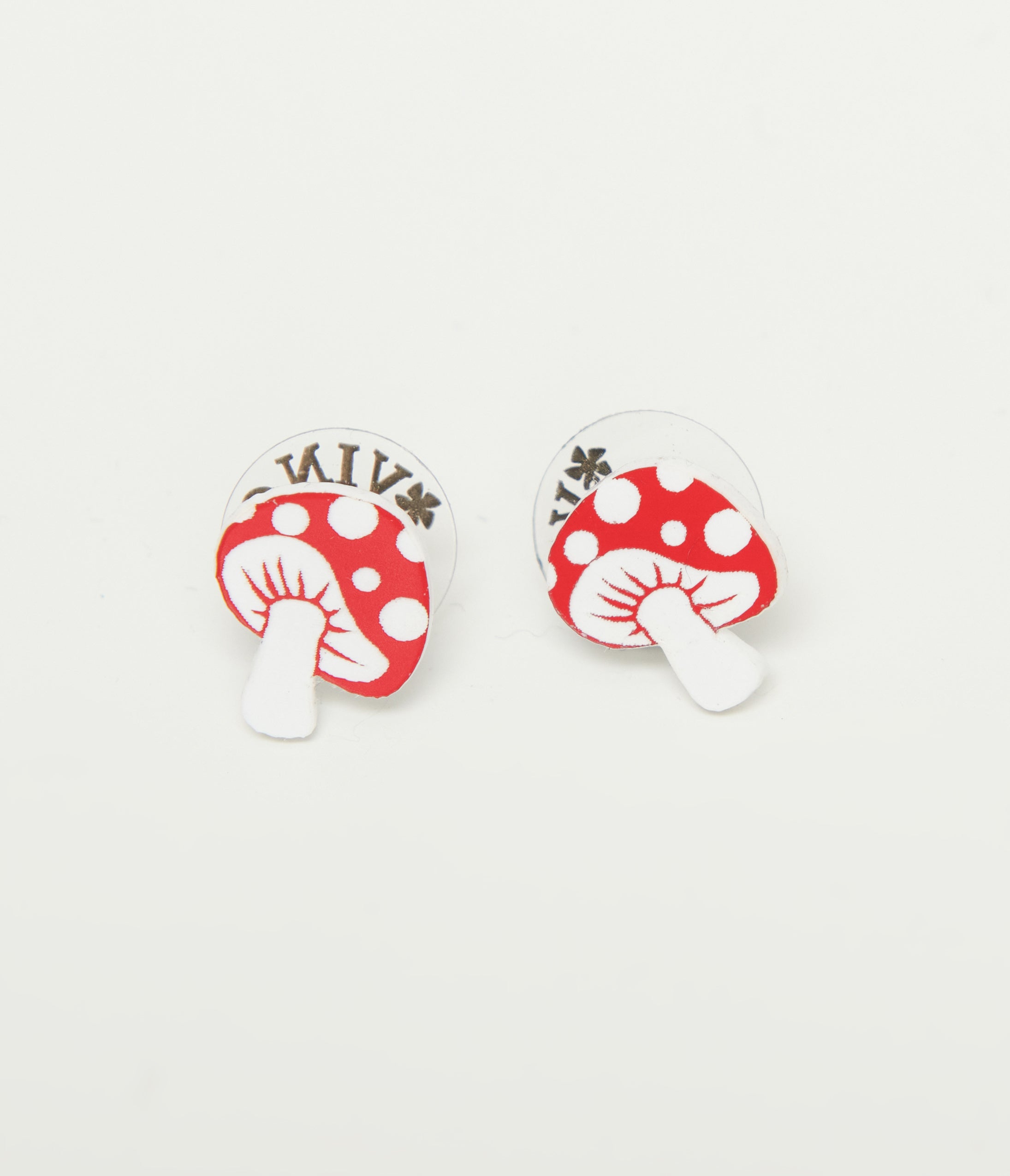 Red & White Mushroom Earrings