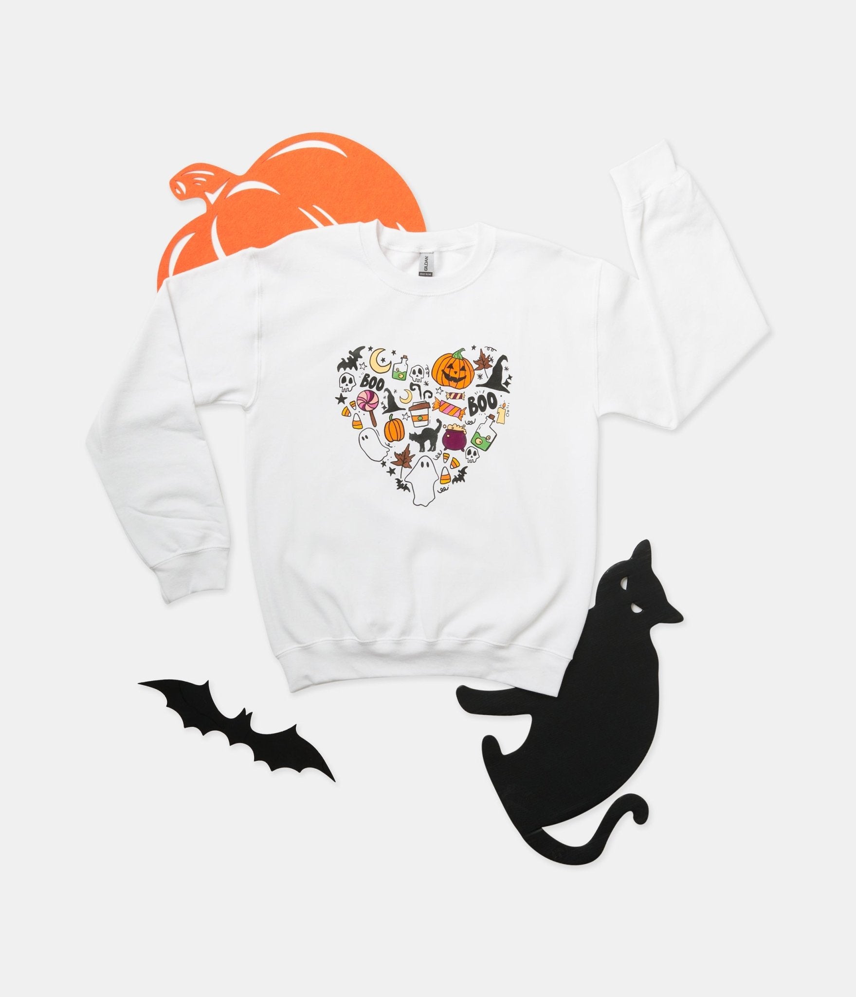 Halloween Heart Unisex Graphic Sweatshirt