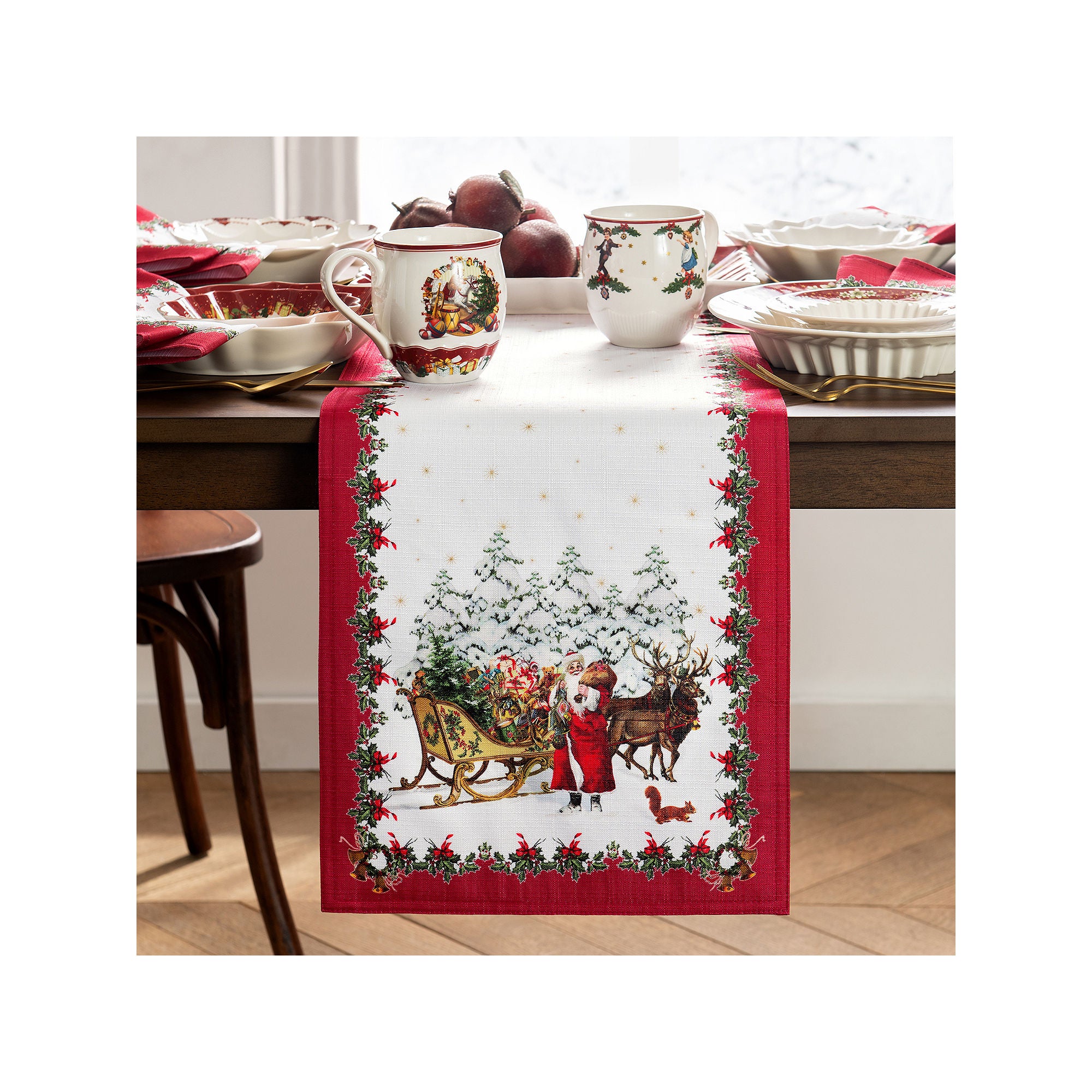 Elrene Home Fashions Villeroy & Boch Toy's Fantasy Engineered Table Runner - MULTI ONE SIZE