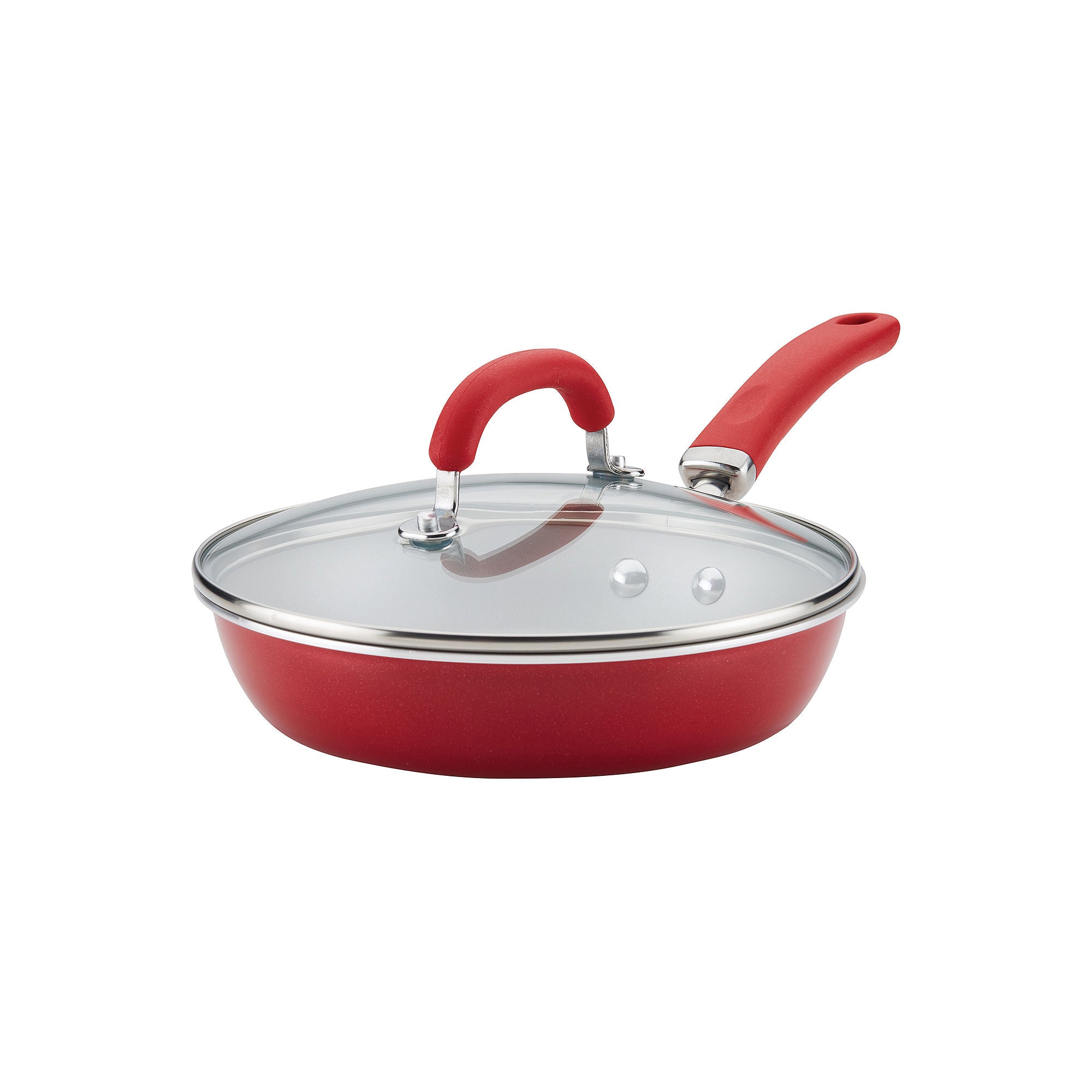 Rachael Ray Create Delicious 9.5 Covered Deep Skillet - RED SHIMMER ONE SIZE