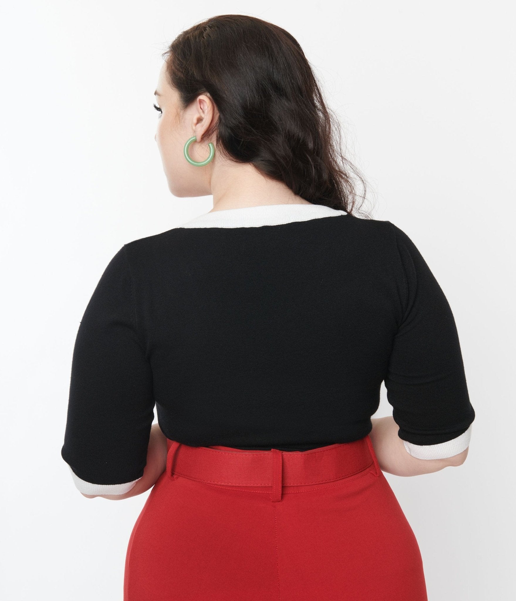 Collectif Black Freya Knit Top