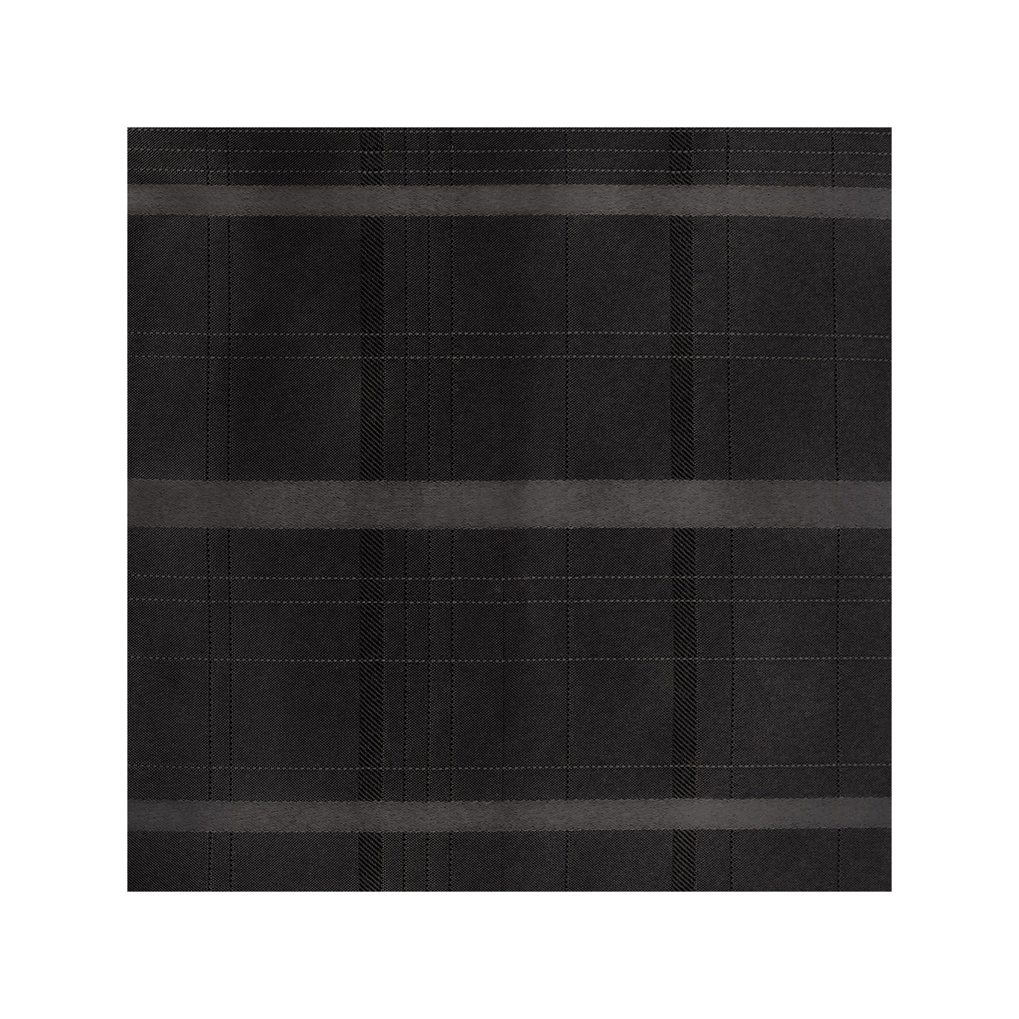 Elrene Home Fashions Elegance Plaid Jacquard Tablecloth - BLACK ONE SIZE