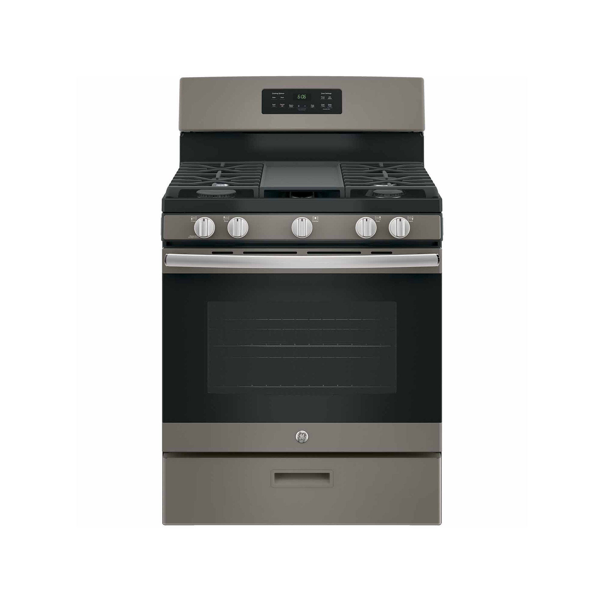 GE JGBS66EEKES 30 Slate Gas Sealed Burner Range