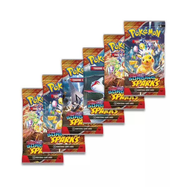 Pokemon Trading Card Game: Scarlet & Violet - Surging Sparks Booster Bundle