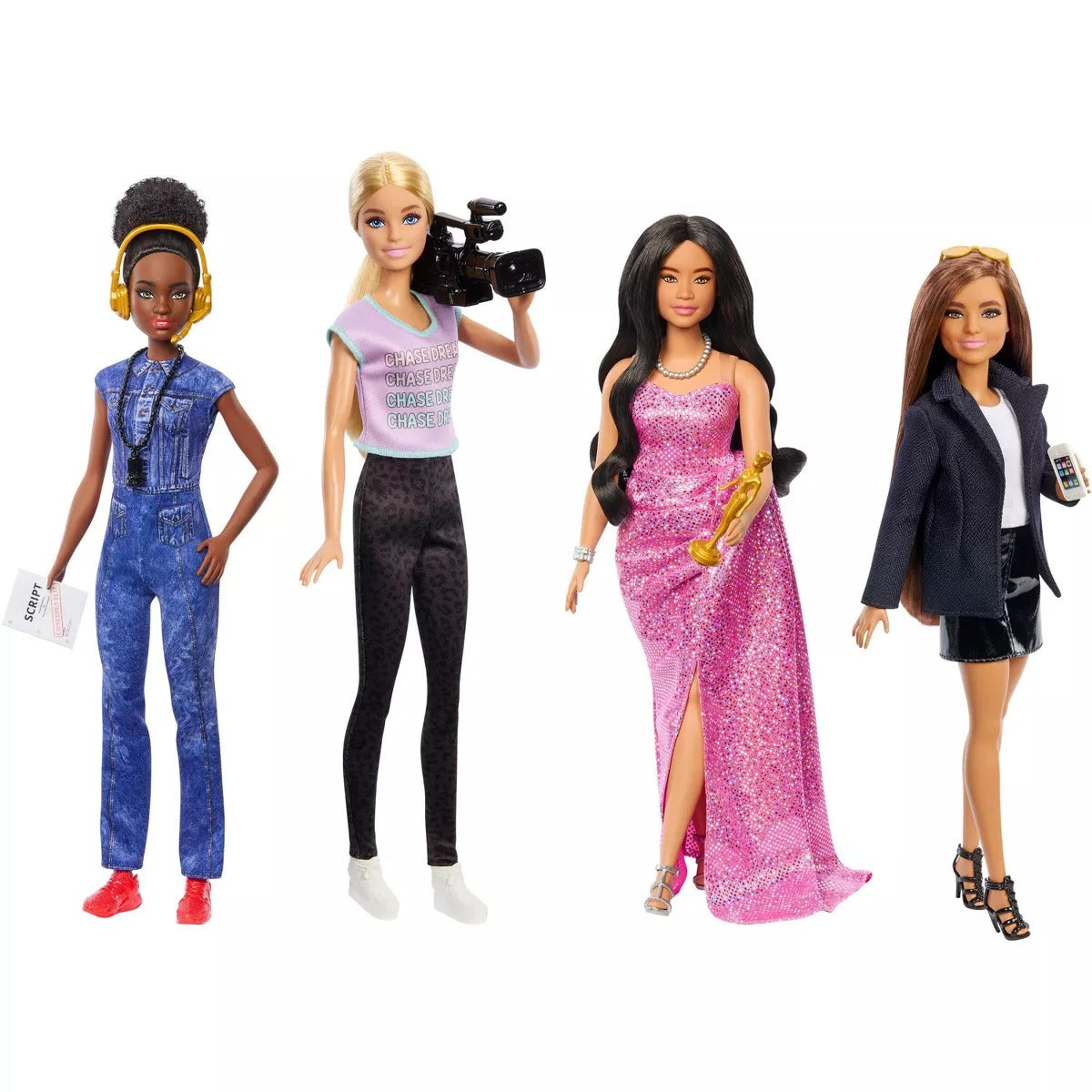 Barbie HRG54 Career Of The Year Women In Film Dolls - 4 pk