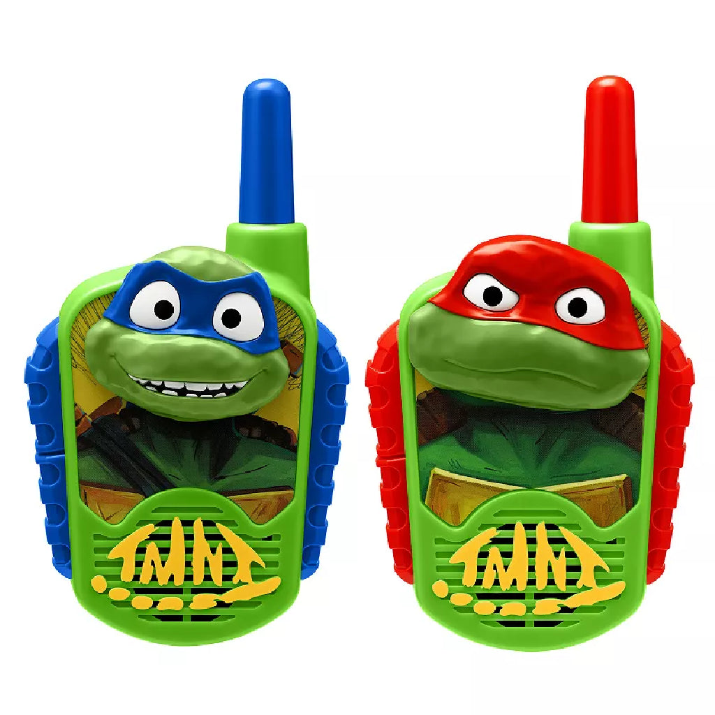 KIDdesigns TM-207 Teenage Mutant Ninja Turtles Leonardo & Raphael Walkie Talkies