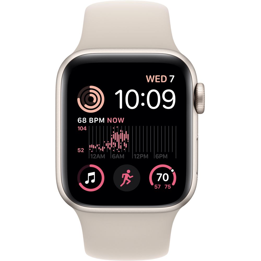 Apple Watch SE 2 40mm Starlight Aluminum - Starlight Sport Band 3K596LL/A