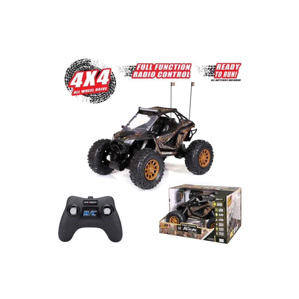 New Bright 60875U RC 1:5 Scale Remote Control Polaris RZR XP PRO ATV 2.4GHz 12.8V