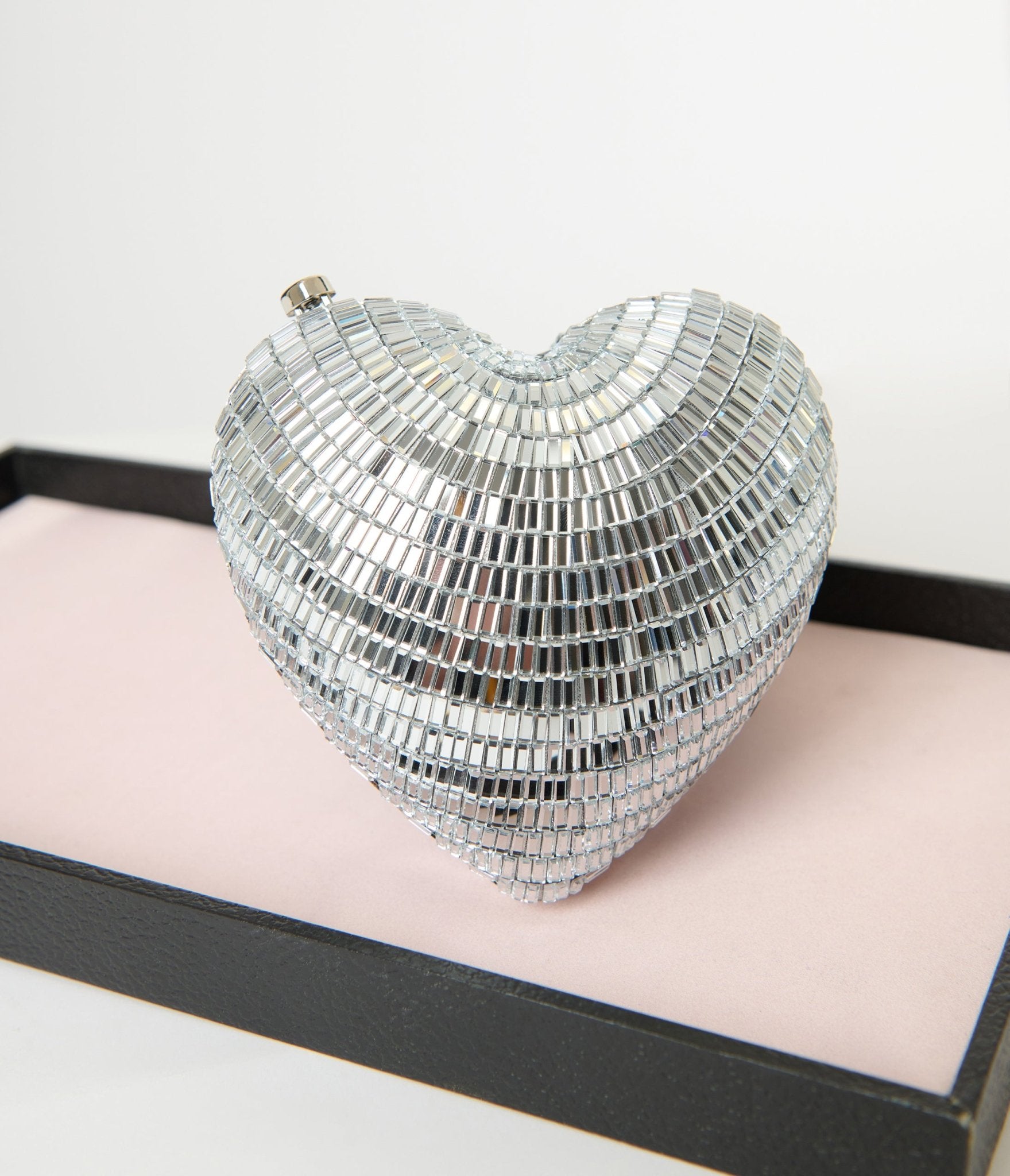 Betsey Johnson Disco Heart Crossbody Bag