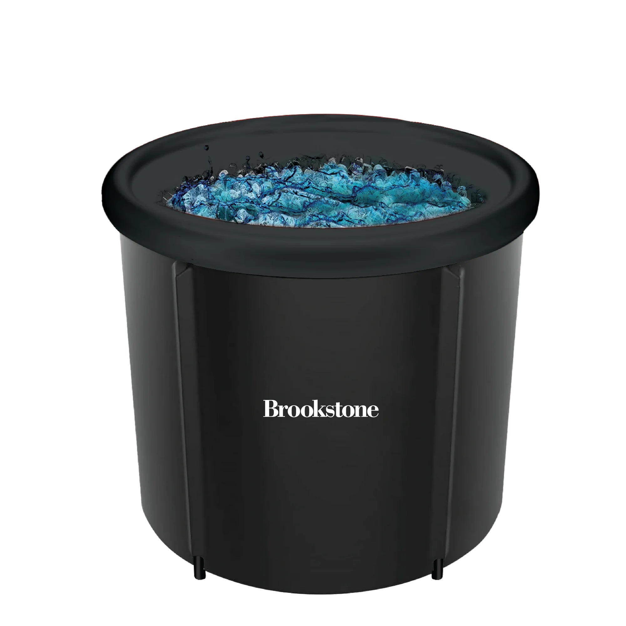 Brookstone Portable Ice Bath Cold Plunge Therapy Tub, Plastic Cover, Helps with Arthritis, One Size