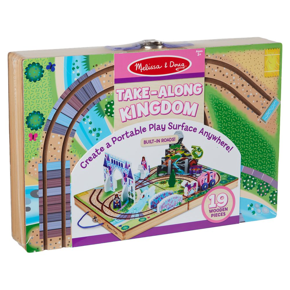 Melissa & Doug 32842 Take-Along Magical Royal Kingdom Play Set for Kids