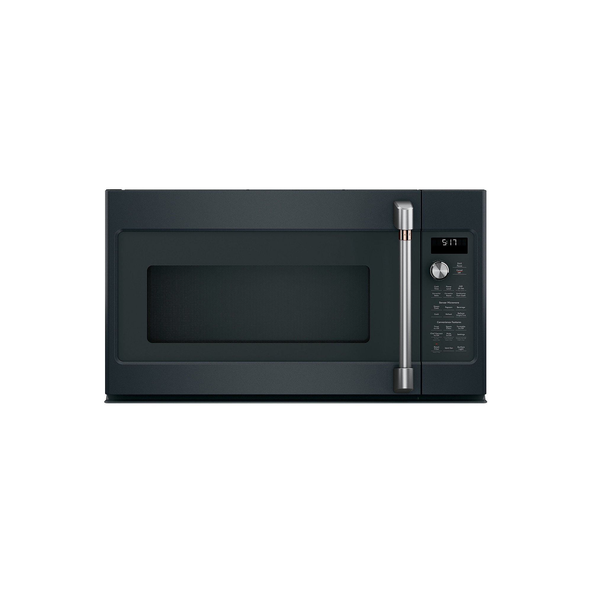 Cafe CVM517P3MD1 1.7-cu ft Over-the-Range Convection Microwave with Sensor Cooking (Fingerprint-Resistant Matte Black)