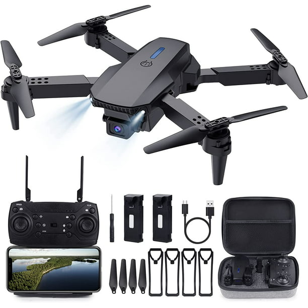 DIKTOOK RC Mini Drones with Camera for Adults 4k for Beginners Kids, Black, Support WiFi FPV