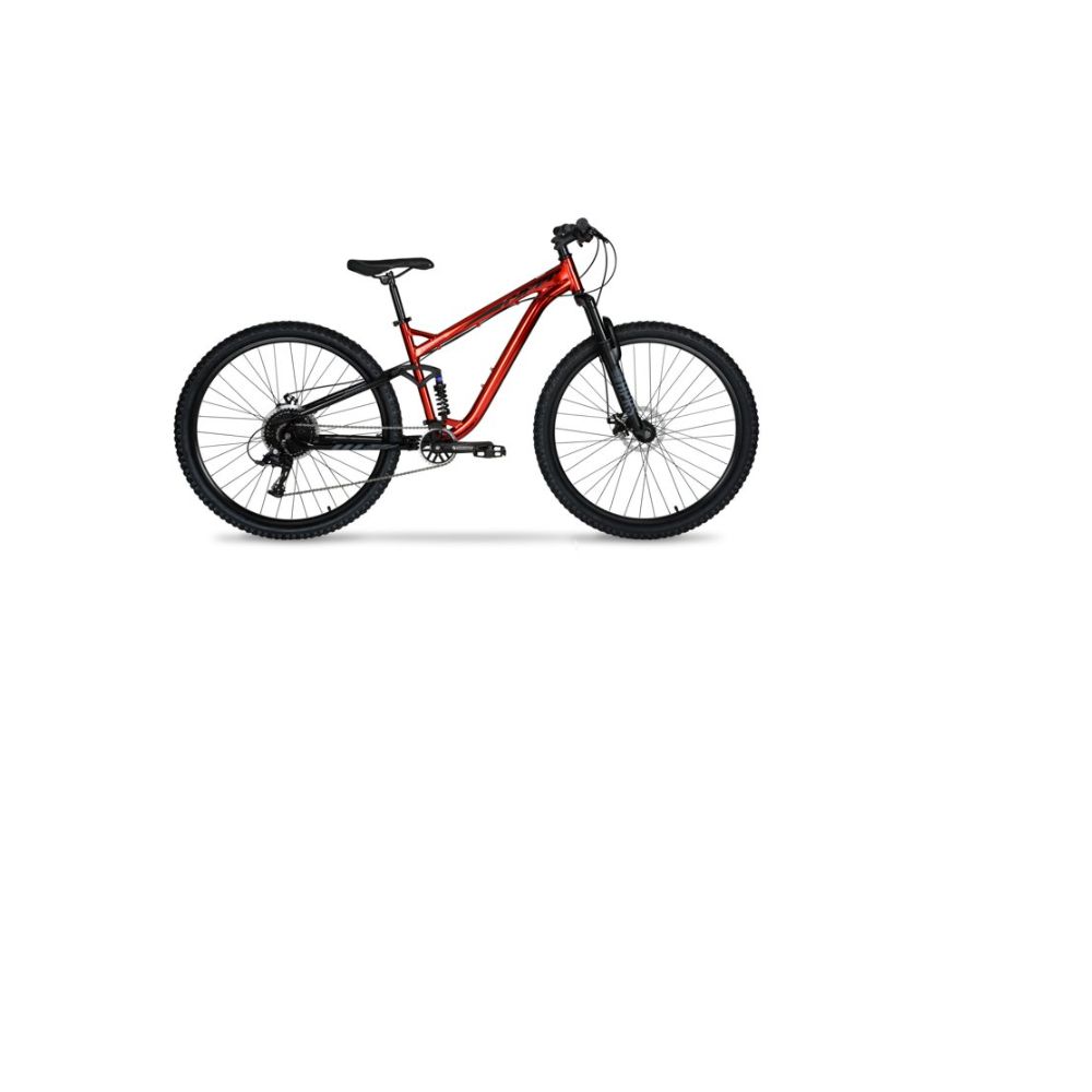 Hyper Bicycles HYP-T29-1200 29 Explorer Men's Dual Suspension Mountain Bike, Red