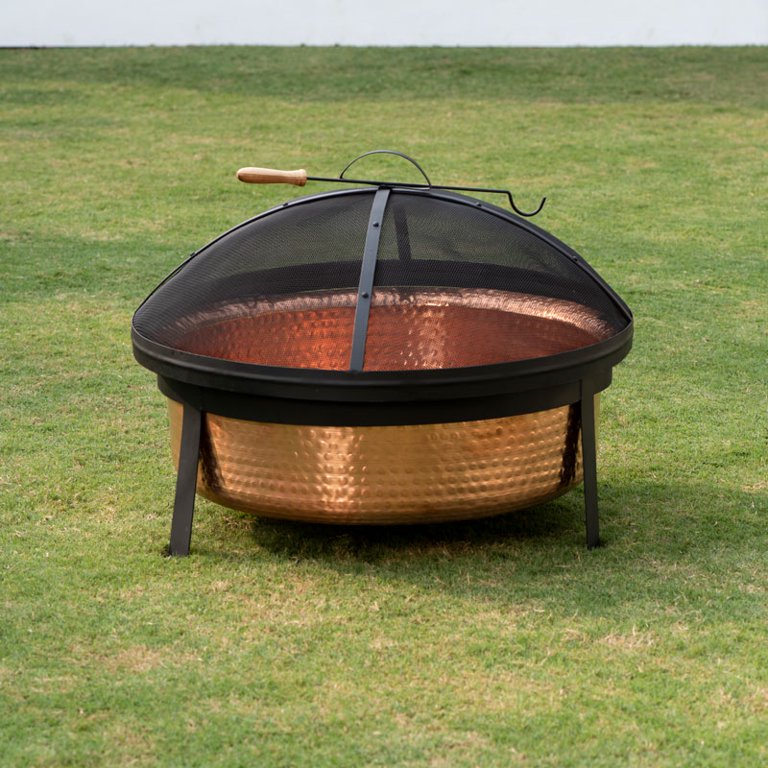 Better Homes Gardens BHS230000355846 Wood Burning Copper Fire Pit, 30-inch